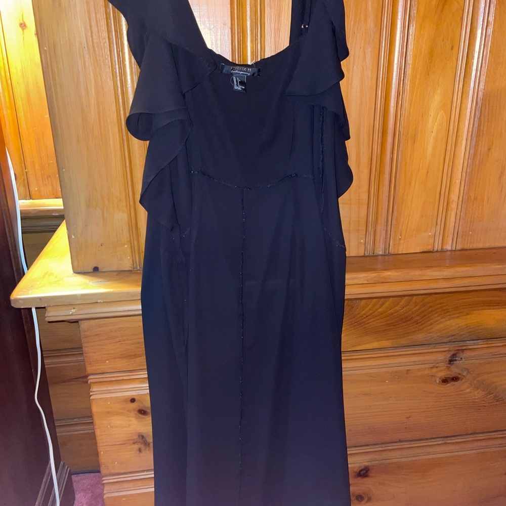 Forever 21 sheer wrap dress